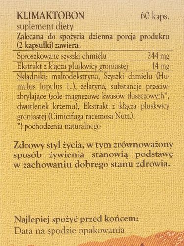 Klimaktobon - Bonimed - 60kaps na Arena.pl
