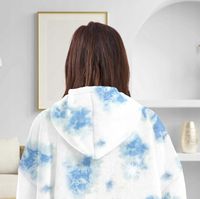 KOCO BLUZA OVERSIZE DŁUGA CIEPŁA KOC BLUZA DAMSKA Z KAPTUREM DZIEŃ KOBIET