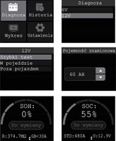 Profesjonalny Tester akumulatorów Vscan BT300 PL