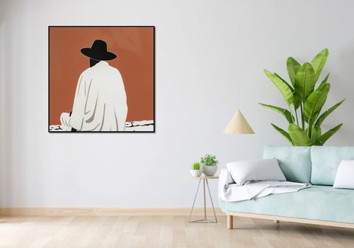 Plakat 100x100cm Rozmyślania w Oddali na Arena.pl