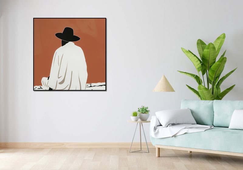 Plakat 100x100cm Rozmyślania w Oddali zdjęcie 4