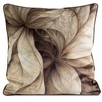 Poszewka dekoracyjna SYLVIA 60x60 Eva Minge Eurofirany brązowa beżowa