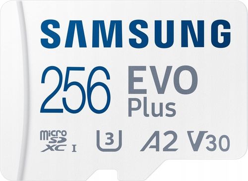 Szybka Karta Samsung Evo+ 130MB/s 256GB micro SDXC na Arena.pl