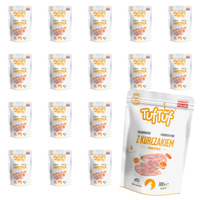 MOKRA KARMA DLA PSA TufTuf SASZETKA MIELONKA KURCZAK MARCHEWKA 20x300G