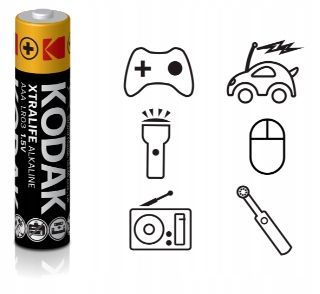 30x BATERIA KODAK XTRALIFE LR3 R3 AAA 1,5V 2031r zdjęcie 2