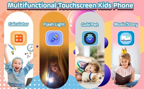 Smartfon dla dzieci z kamera i 12 grami Rozrywka i nauka pamięć (Niebieski) na Arena.pl
