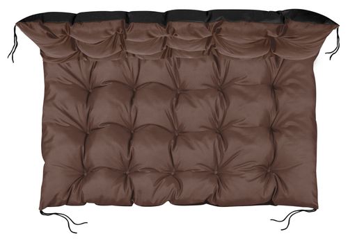 Poduszka ogrodowa 120/80 cm + 120/40 cm na ławkę palety wodoodporna brązowy na Arena.pl