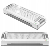 LAMINATOR A4 LAMINARKA TRYMER ZAOKRĄGLACZ DZIURKACZ ZESTAW TRACER TRL-7