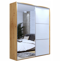 Wysoka Szafa 200cm Artisan / Biały Maxi h-245 cm