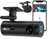 Wideorejestrator 2 kamery 4k/2k + FullHD Wifi kamera samochodowa Fastcam