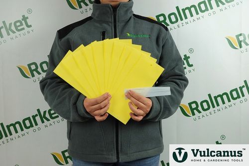 40x Lepy Żółte Do Doniczek Pułapki Do Szklarni Tablice Lepowe Na Ziemiórki na Arena.pl