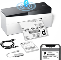 Memoking Drukarka Etykiet 4x6 249-BT Termiczna Bluetooth USB Przenośna