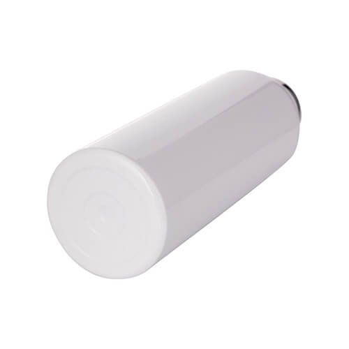 Termos ze stali nierdzewnej 750 ml z zakrętką z bambusem do sublimacji - biały na Arena.pl