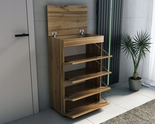 KOMODA Szafka na buty półka 60 dąb wotan 60cm mat na Arena.pl