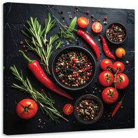 Obraz do kuchni restauracji baru jadalni, Warzywa i przyprawy