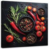 Obraz do kuchni restauracji baru jadalni, Warzywa i przyprawy