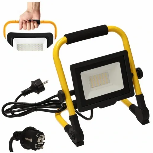 HALOGEN LED 50W Roboczy Budowlany IP65 z Uchwytem zdjęcie 13