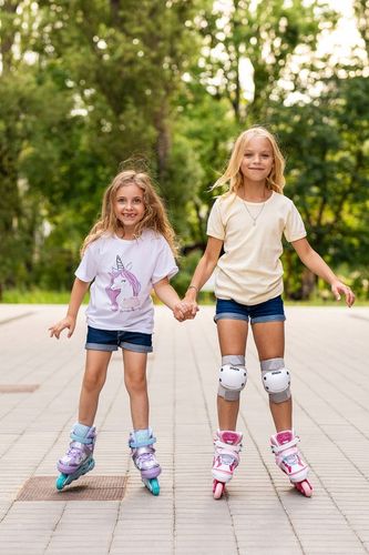 Rolki Regulowane RAVEN Isla Violet 30-33 Kółka LED na Arena.pl