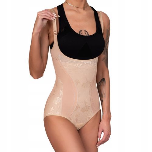 MOCNO wyszczuplające BODY modelujące KORYGUJĄCY gorset na Arena.pl