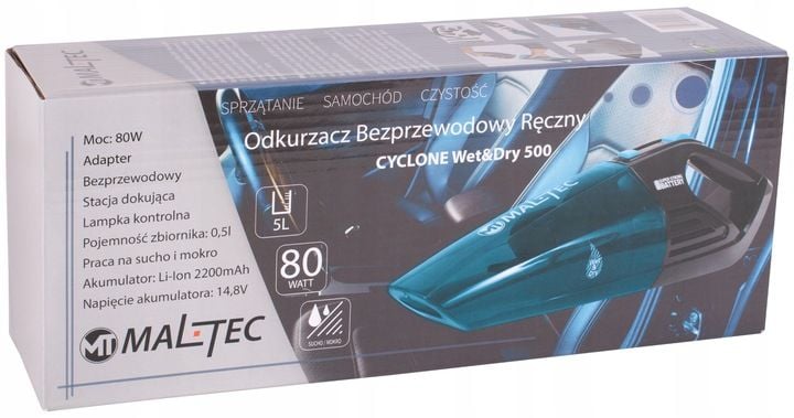 ODKURZACZ RĘCZNY BEZPRZEWODOWY AKUMULATOROWY SAMOCHODOWY CZYŚCI NA MOKRO zdjęcie 15
