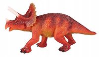 Figurka dinozaur Triceratops DLA DZIECI 20 CM + KOŚĆ DINOZAURA