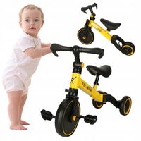 ROWEREK BIEGOWY TRÓJKOŁOWY 3W1 ROWER Z PEDAŁAMI JEŹDZIK DLA DZIECI LEKKI