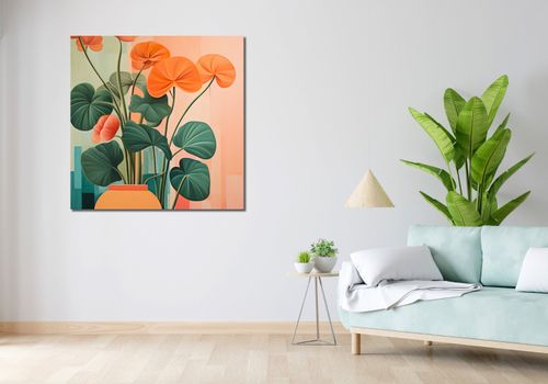 Obraz 100x100cm Kwiatowa Harmonia na Arena.pl