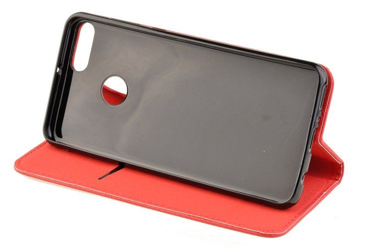 Etui Smart W1 do HUAWEI Y9 2018 czerwony zdjęcie 5