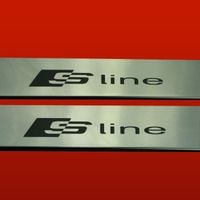 Listwa progowa AUDI TT MK1 8N SLINE Stal nierdzewna 304 połysk 2szt