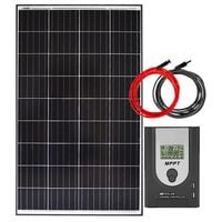 ZESTAW SOLARNY MONOKRYSTALICZNY KAMPER 140W 12V REGULATOR MPPT