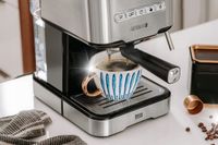 Kolbowy ekspres ciśnieniowy Teesa AROMA 450 850 W srebrny/szary