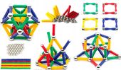 KLOCKI MAGNETYCZNE KONSTRUKCYJNE KLOCKI EDUKACYJNE WIELOKOLOROWE SMALL FOOT
