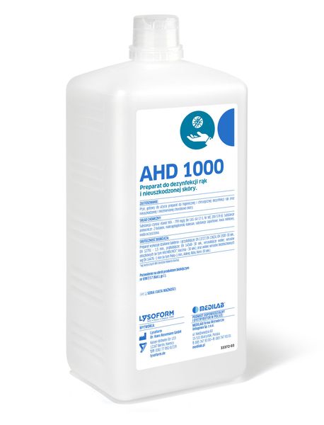AHD1000 płyn do higienicznej i chirurgicznej dezynfekcji rąk 500ml zdjęcie 1