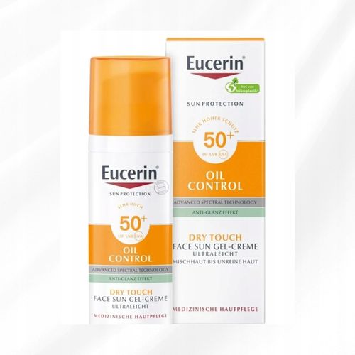 Eucerin Sun Oil Control kremowy żel ochronny do twarzy SPF 50+ 50 ml na Arena.pl