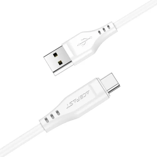 acefast kabel usb - usb typ c 1,2m, 3a biały (c3-04 white) na Arena.pl