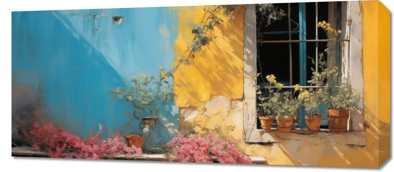 Obraz 90x40cm Słoneczna Ulica zdjęcie 1