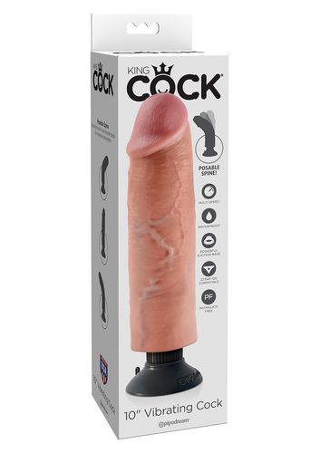 Wibrator-Vibrating Cock Flesh 10 Inch na Arena.pl