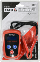 TESTER AKUMULATORÓW MIERNIK ELEKTRONICZNY 12V YATO
