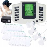 MASAŻER TENS EMS Elektrostymulator mięśni I nerwów stymulator ZESTAW XXL