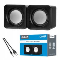 Głośniki Komputerowe 2.0 Zasilanie USB