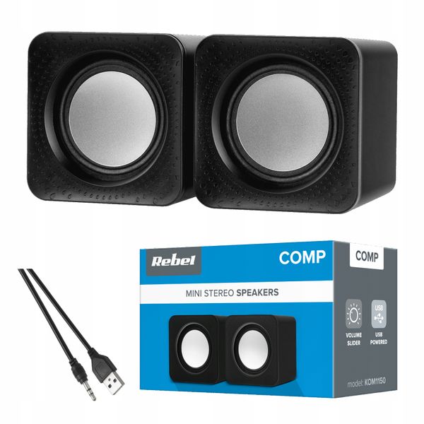 Głośniki Komputerowe 2.0 Zasilanie USB zdjęcie 1