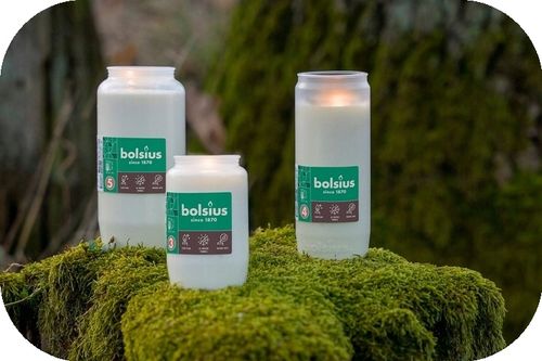 Wkłady Parafinowe do Zniczy Bolsius RP7 białe 148 godzin palenia - 15 sztuk na Arena.pl