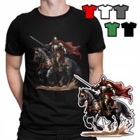 KOSZULKA T-SHIRT MĘSKI WYBÓR - RYCERZ KNIGHT PREZENT NA ŚWIĘTA - M
