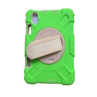 Etui na iPad Mini 6 8,3" z Podstawką i Paskiem na Ramie Zielone