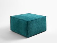 Moduł sofy MODU pufa 72 - turkusowy, meble modułowe