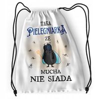 Plecak Pielęgniarki Sportowy Szkolny Worek Torba Z Nadrukiem Ze Zdjęciem