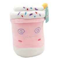 Maskotka pluszak mały milk shake truskawkowy