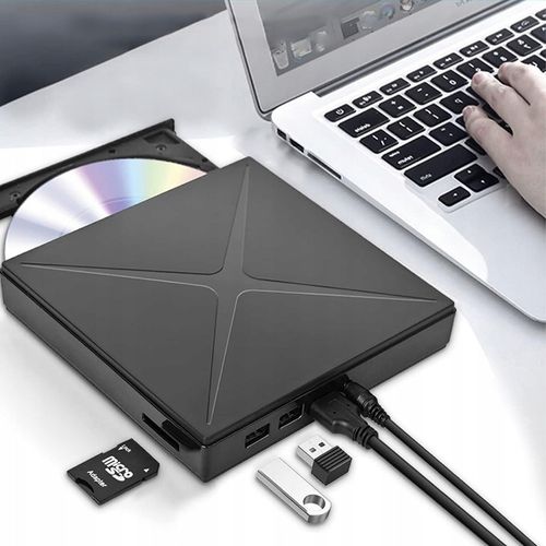 NAPĘD CD DVD +/-RW ZEWNĘTRZNY USB 3.0 NAGRYWARKA CD PRZENOŚNY ODTWARZACZ na Arena.pl