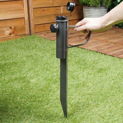 Stojak do parasola ogrodowego wbijany metalowy 42,5 cm /RedCliffs na Arena.pl