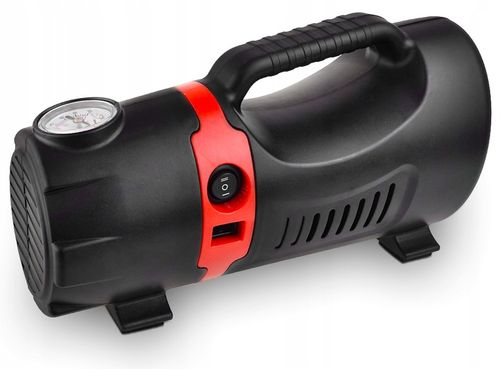 KOMPRESOR SAMOCHODOWY 12V + 230V SPRĘŻARKA DO KÓŁ na Arena.pl